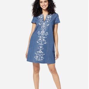NWT Pendleton Tala Embroidered shift dress